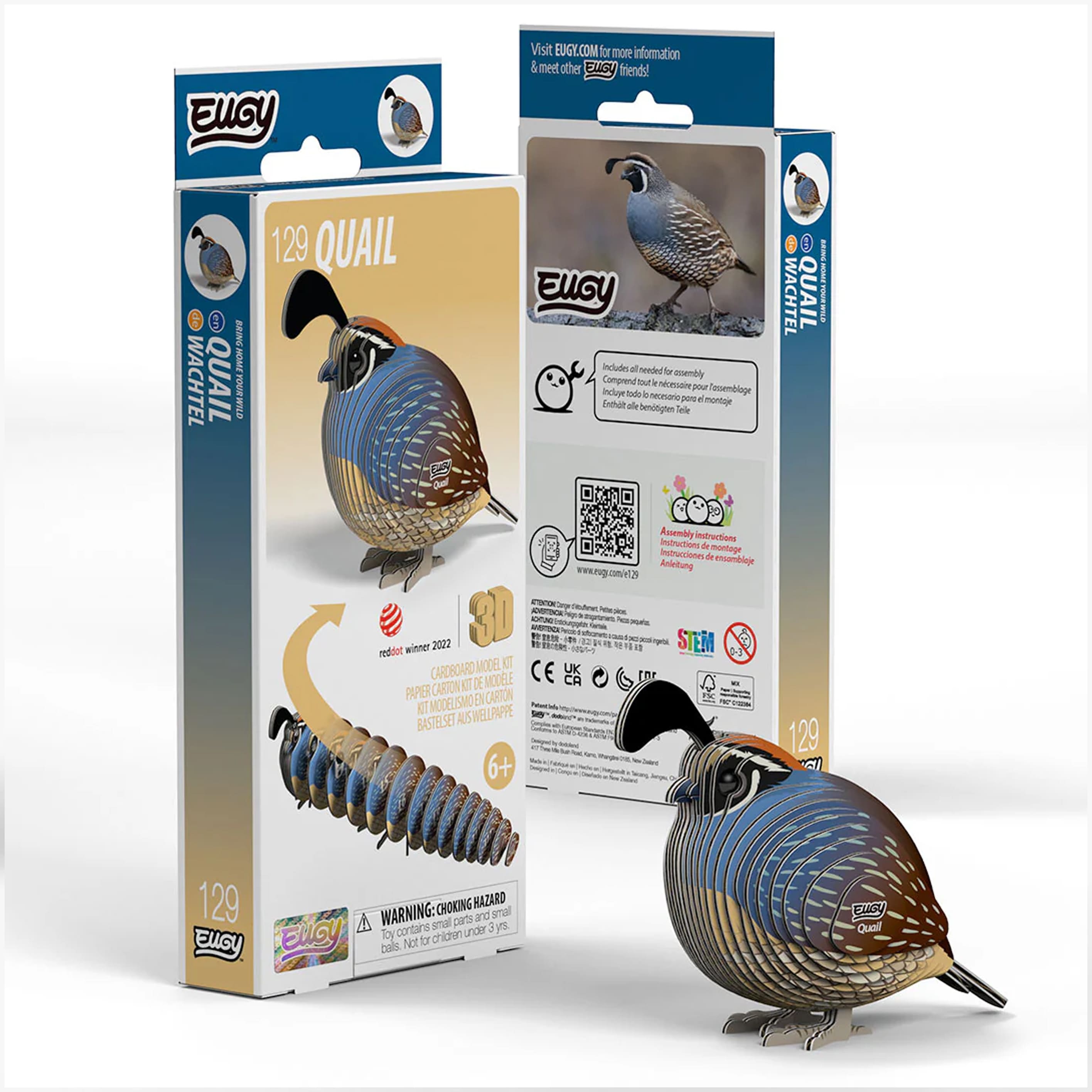 3D Cardboard Model Kit | Thorny Devil | Eugy