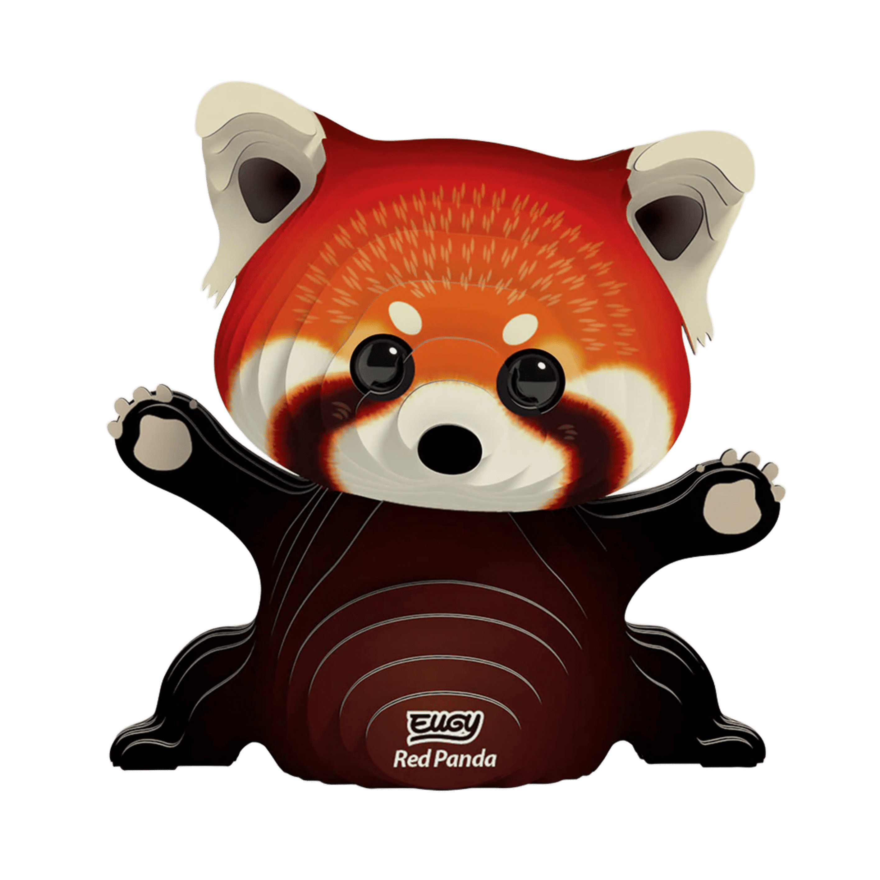 3D Cardboard Model Kit | Red Panda | Eugy