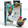 3D Cardboard Model Kit | Rooster | Eugy