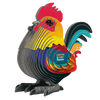 3D Cardboard Model Kit | Rooster | Eugy
