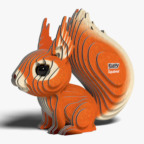 3D Cardboard Model Kit | Squirrel | Eugy