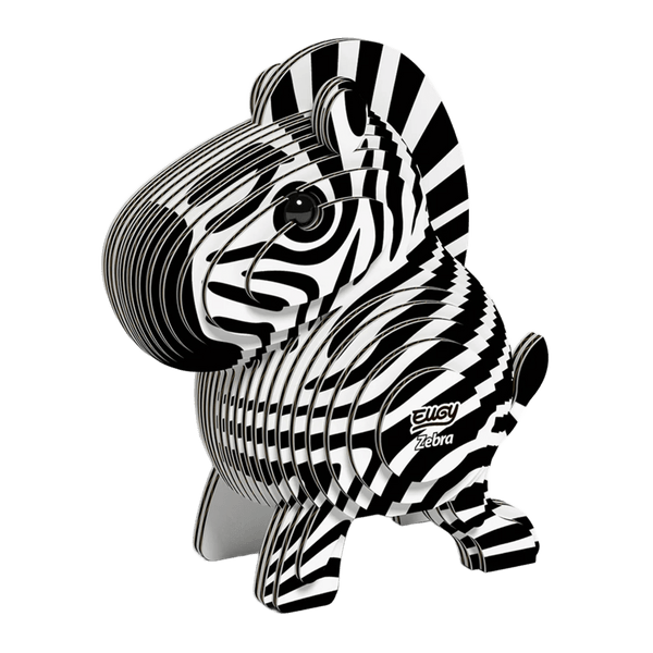 3D Cardboard Model Kit | Zebra | Eugy