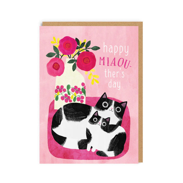 Mother's Day Card | Happy Miaou-ther's Day | Ohh Deer