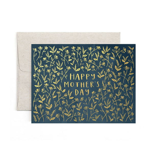 Mother's Day Card | Mother's Day Navy Floral | 1Canoe2