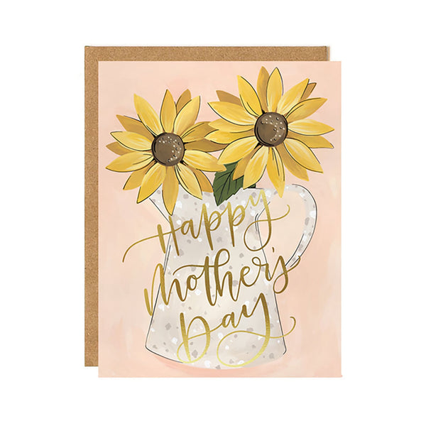 Mother's Day Card | Mothers Day Sunflower | 1Canoe2