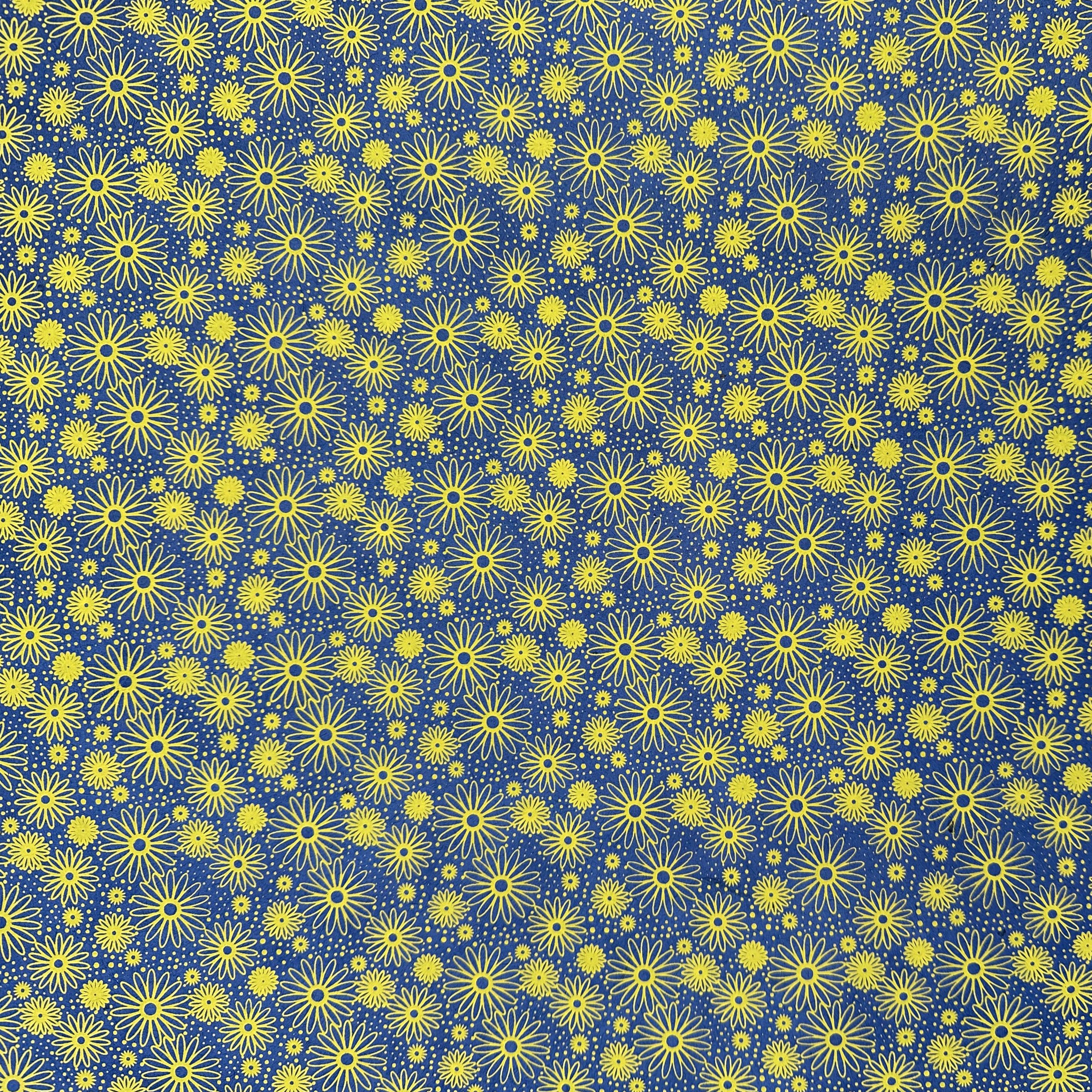 Nepalese Paper | Lokta | Flower Pattern | 2 COLOUR OPTIONS AVAILABLE