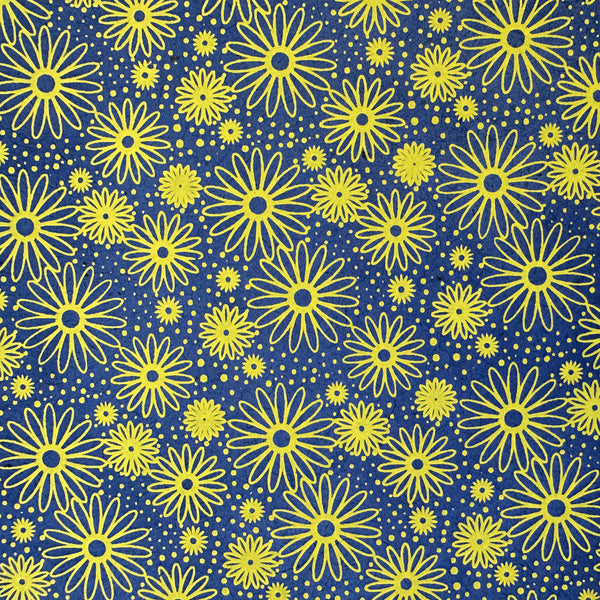 Nepalese Paper | Lokta | Flower Pattern | 2 COLOUR OPTIONS AVAILABLE