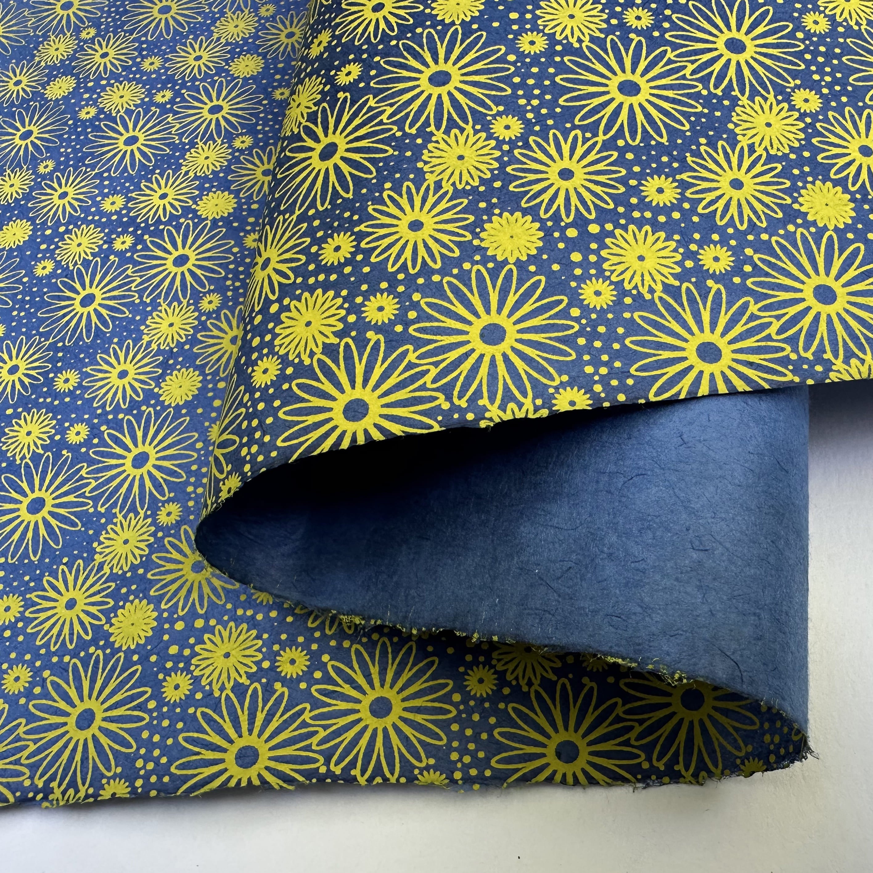 Nepalese Paper | Lokta | Flower Pattern | 2 COLOUR OPTIONS AVAILABLE