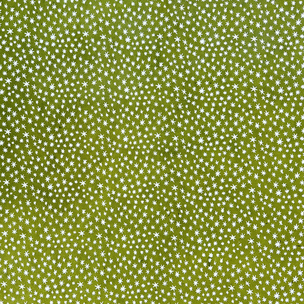 Nepalese Paper | Lokta | Stars | Lime Green