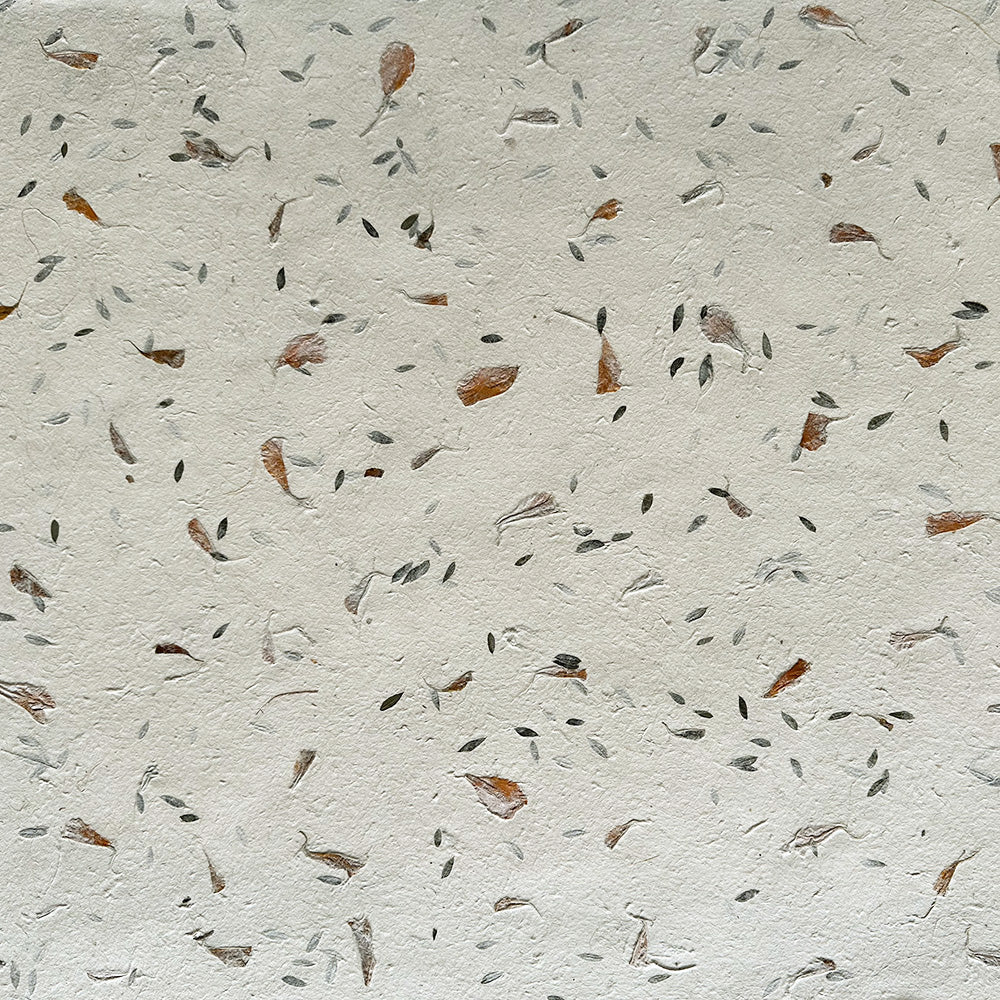 Nepalese Paper | Lokta | Pressed Petals & Leaves | 3 DESIGN OPTIONS AVAILABLE - Kami Paper