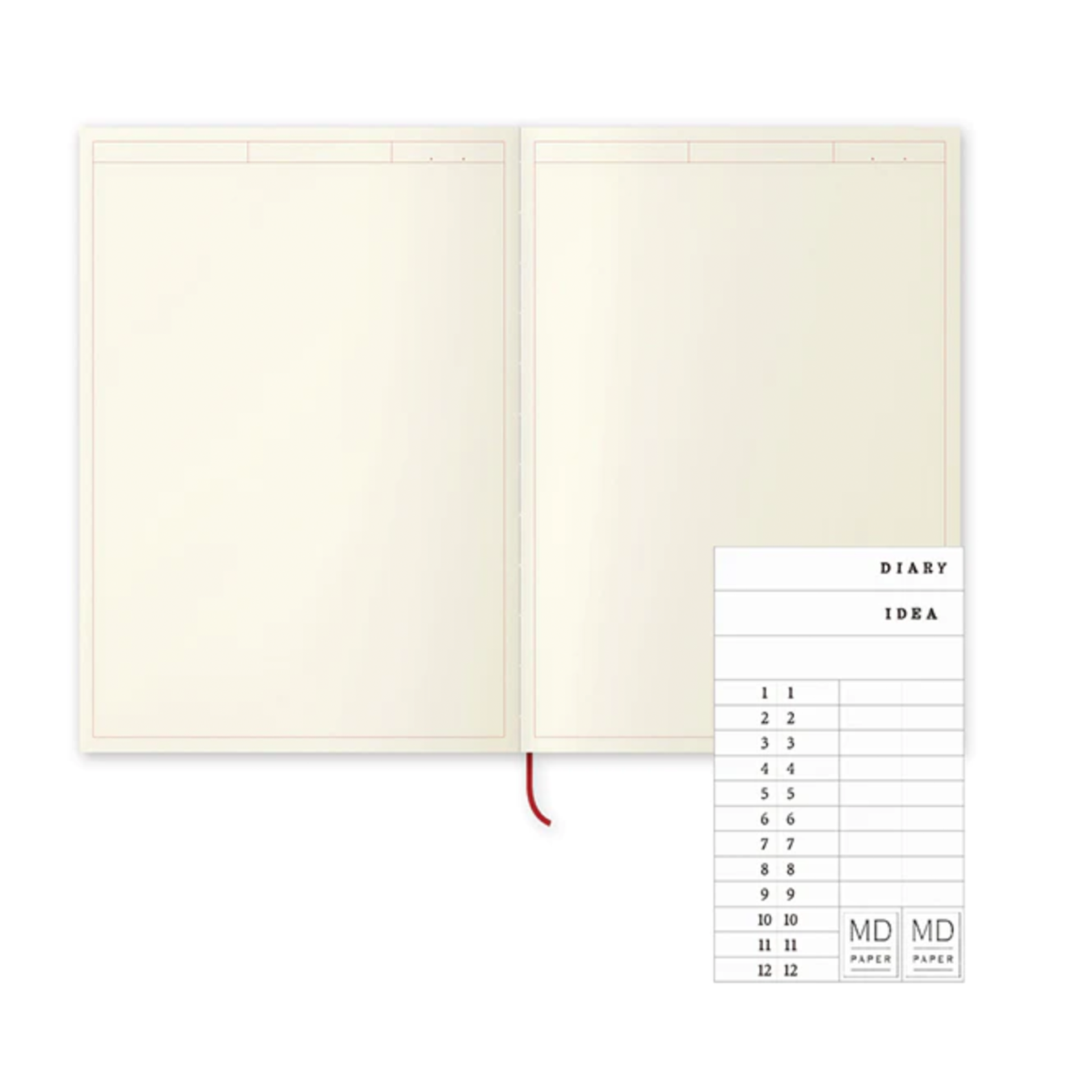 Notebook | Frame | A5 | MD Paper | Midori