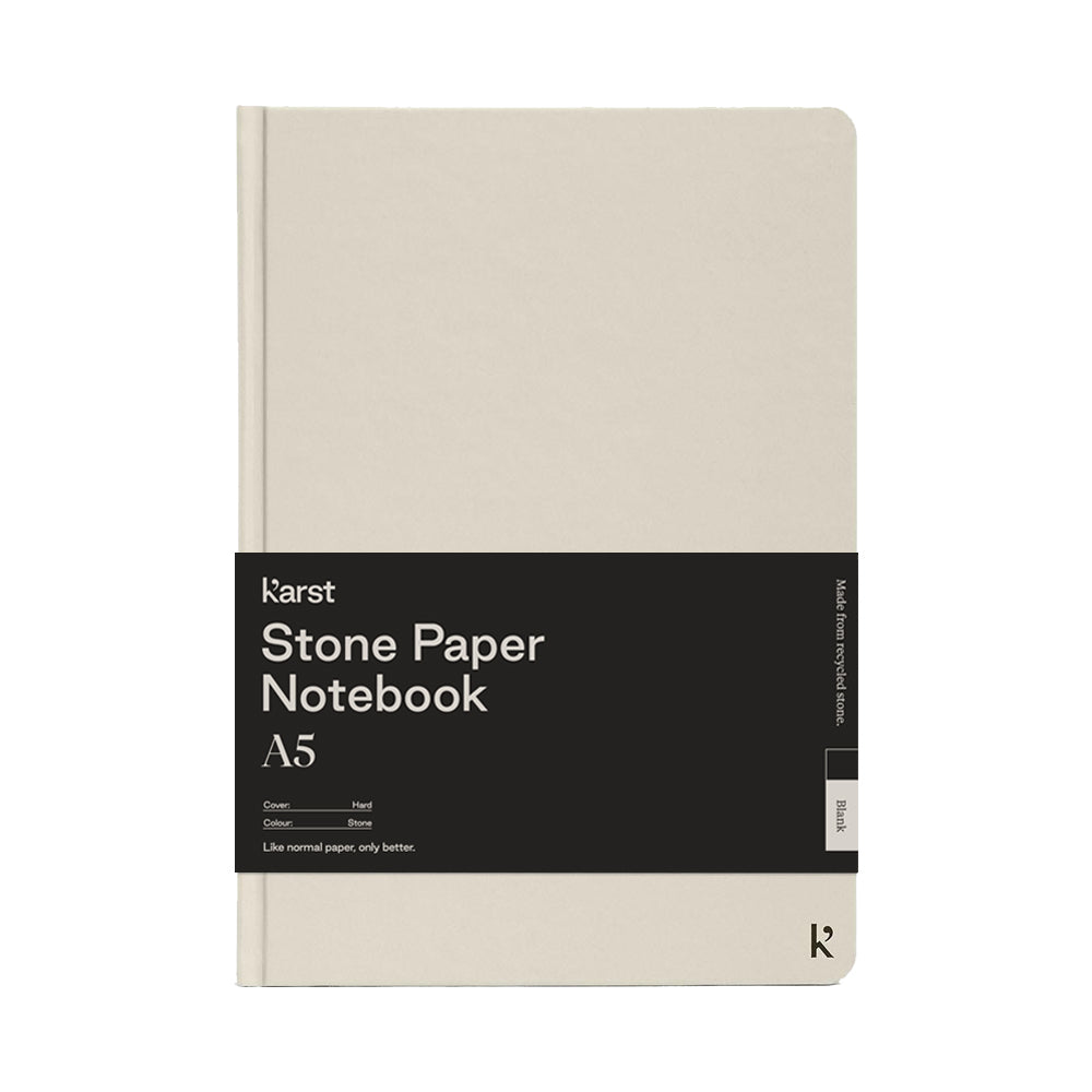 Notebook | Hardcover | A5 | Unlined | Karst | 3 COLOUR OPTIONS AVAILABLE