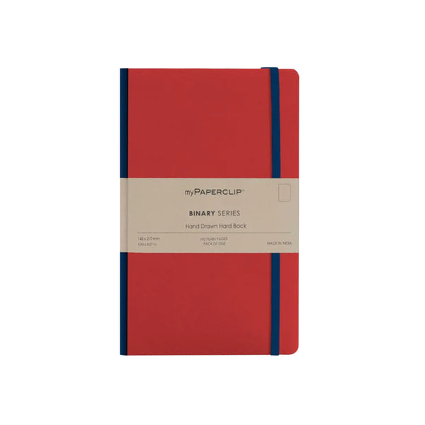 Notebook | Binary Series | Lined | A5 | myPaperclip | 5 COLOUR OPTIONS AVAILABLE