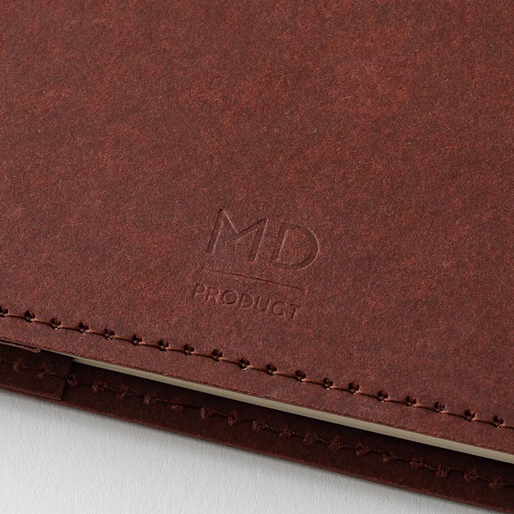 Notebook Cover | Paper | Hard Cover | Brown | A5 | MD Paper | Midori