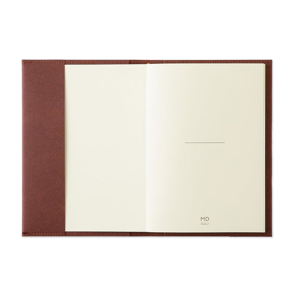 Notebook Cover | Paper | Hard Cover | Brown | A5 | MD Paper | Midori