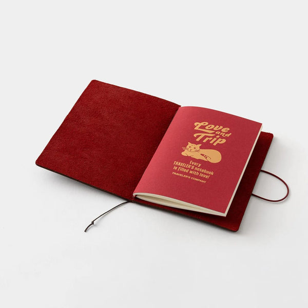 Traveler's Notebook Leather Cover Starter Set | Love & Trip | Traveler's Company | 2 SIZE OPTIONS AVAILABLE