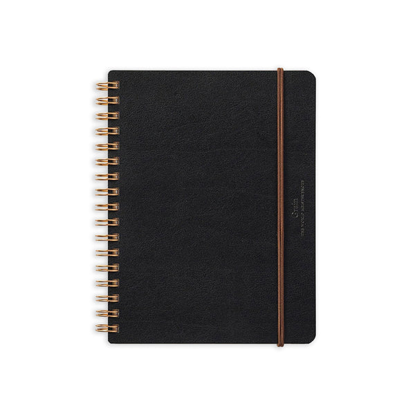 Notebook | Grain Recycled Leather Notepad | Lined & Unlined | B6 | Midori | 2 COLOUR OPTIONS AVAILABLE