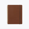 Notebook | Grain Recycled Leather Notepad | Lined & Unlined | B6 | Midori | 2 COLOUR OPTIONS AVAILABLE