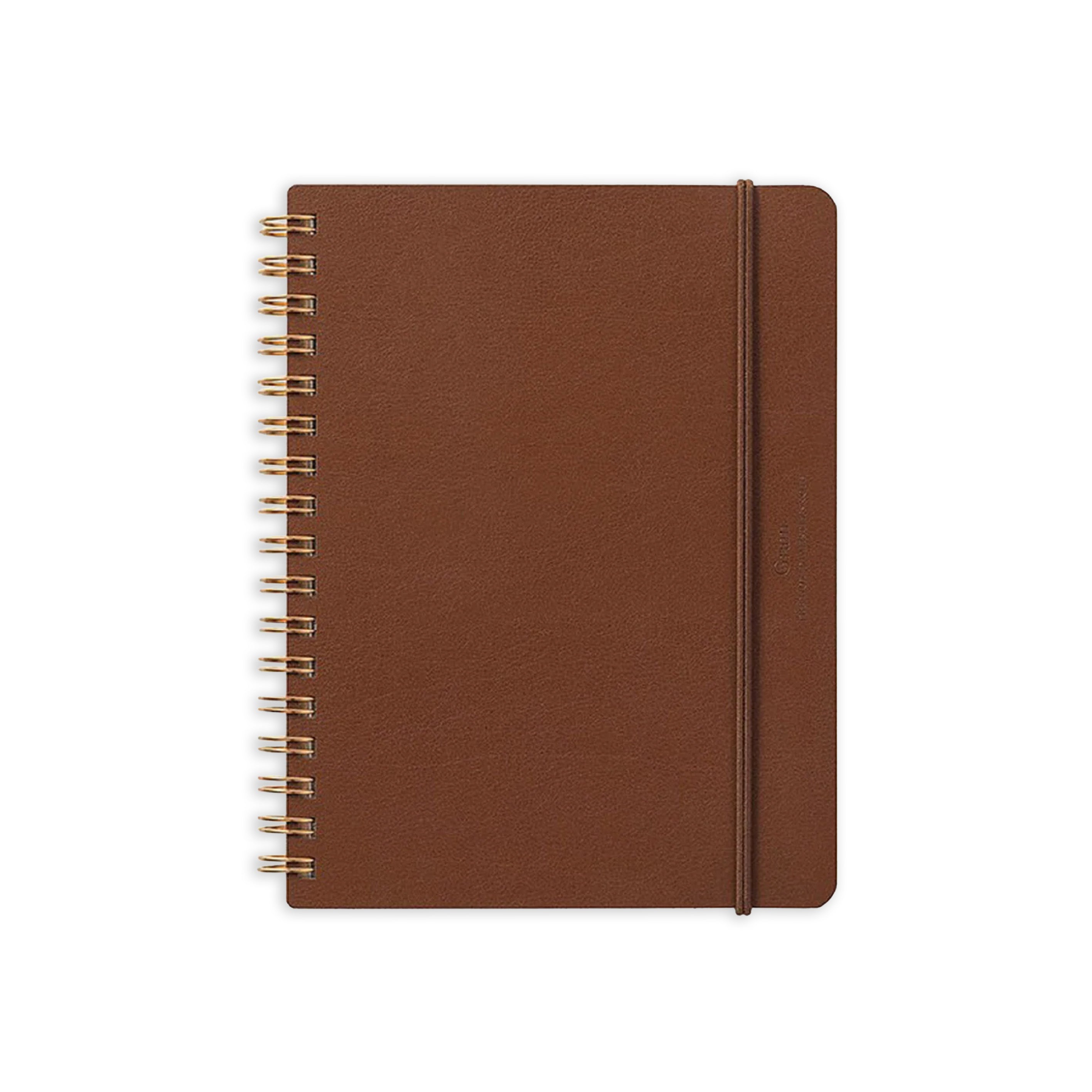 Notebook | Grain Recycled Leather Notepad | Lined & Unlined | B6 | Midori | 2 COLOUR OPTIONS AVAILABLE