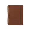Notebook | Grain Recycled Leather Notepad | Lined & Unlined | B6 | Midori | 2 COLOUR OPTIONS AVAILABLE