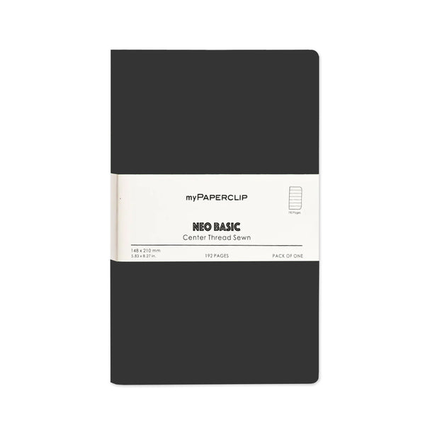 Notebook | Neo Basics | Unlined | A5 | myPaperclip | 7 COLOUR OPTIONS AVAILABLE