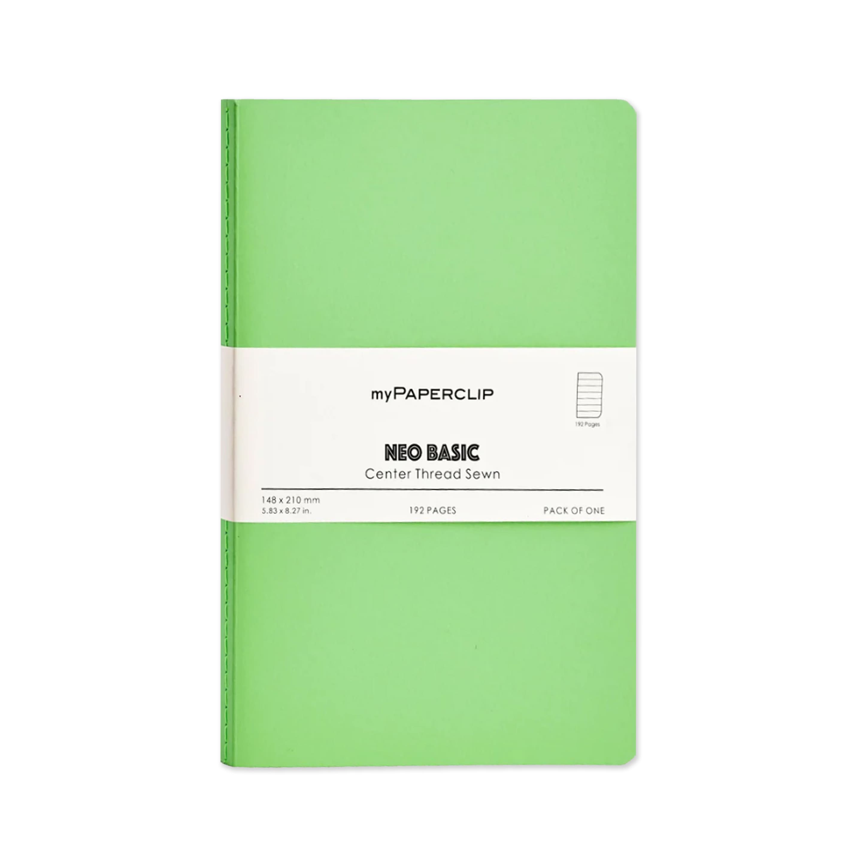 Notebook | Neo Basics | Unlined | A5 | myPaperclip | 7 COLOUR OPTIONS AVAILABLE