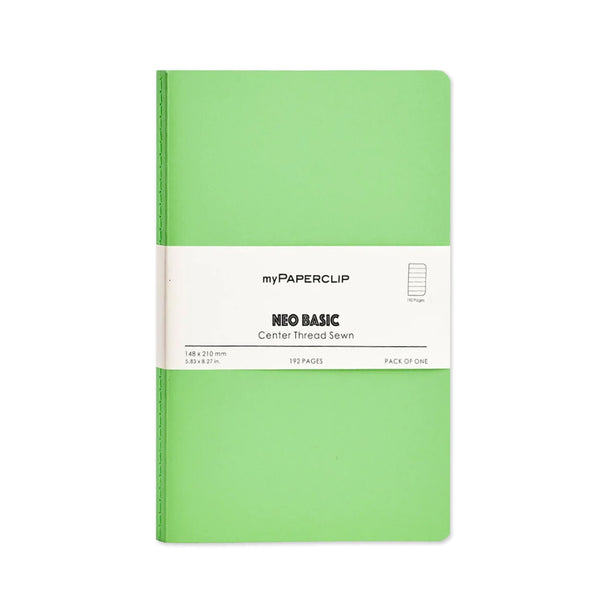 Notebook | Neo Basics | Unlined | A5 | myPaperclip | 7 COLOUR OPTIONS AVAILABLE