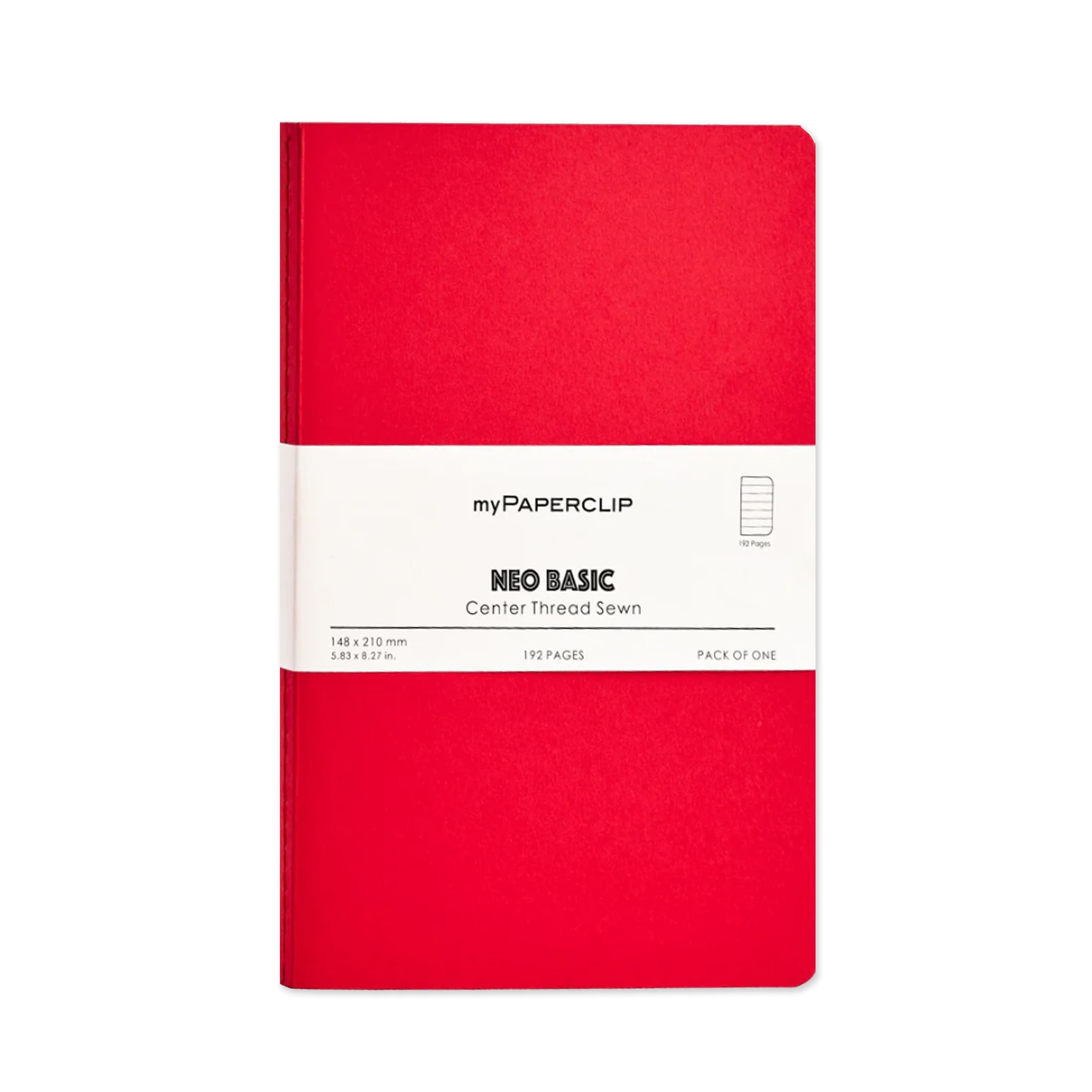 Notebook | Neo Basics | Unlined | A5 | myPaperclip | 7 COLOUR OPTIONS AVAILABLE
