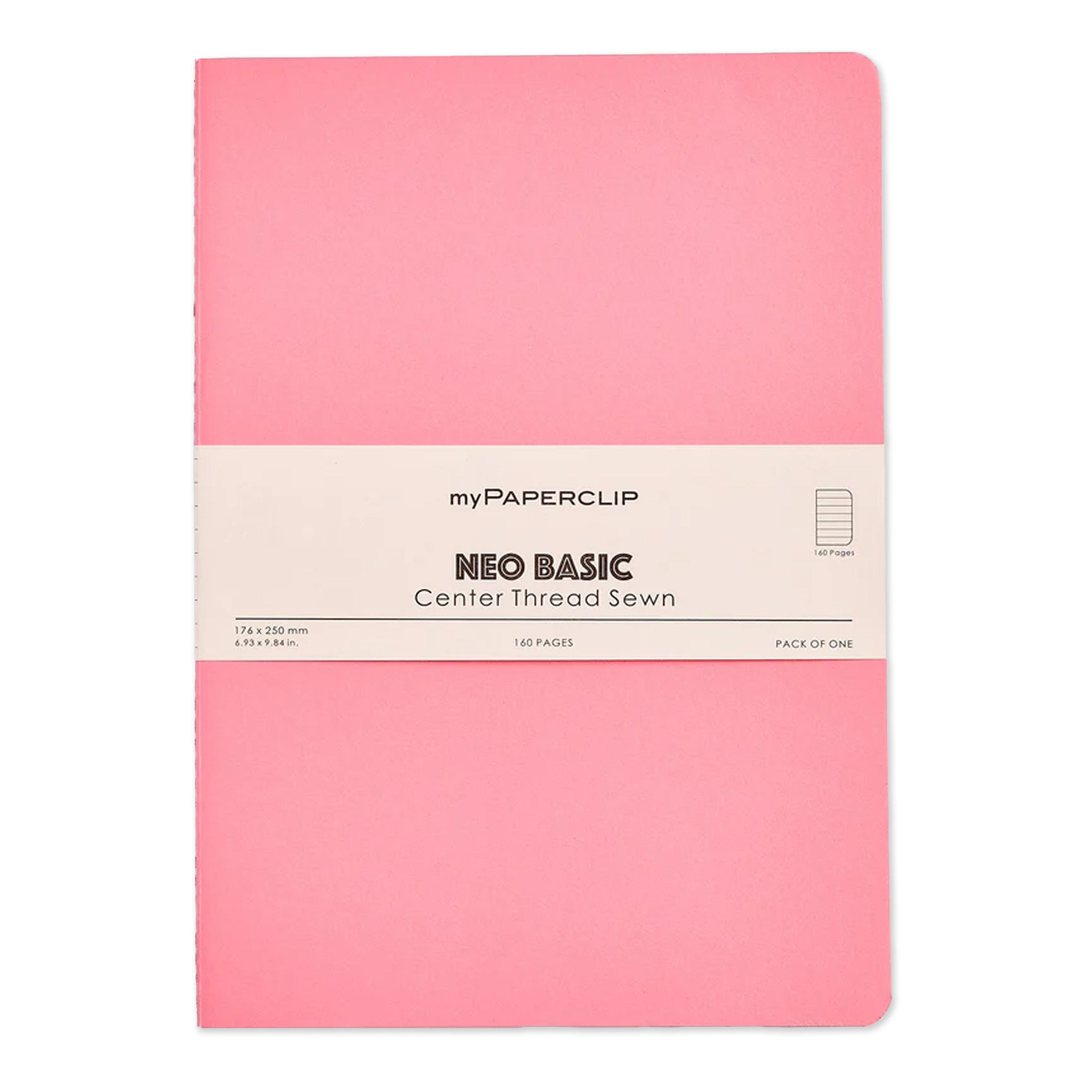 Notebook | Neo Basics | Lined | B5 | myPaperclip | 7 COLOUR OPTIONS AVAILABLE