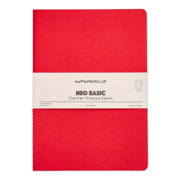 Notebook | Neo Basics | Lined | B5 | myPaperclip | 7 COLOUR OPTIONS AVAILABLE