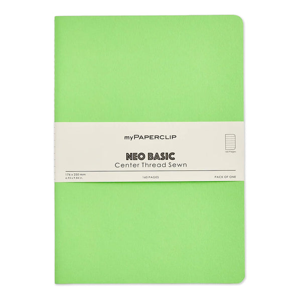 Notebook | Neo Basics | Unlined | B5 | myPaperclip | 7 COLOUR OPTIONS AVAILABLE
