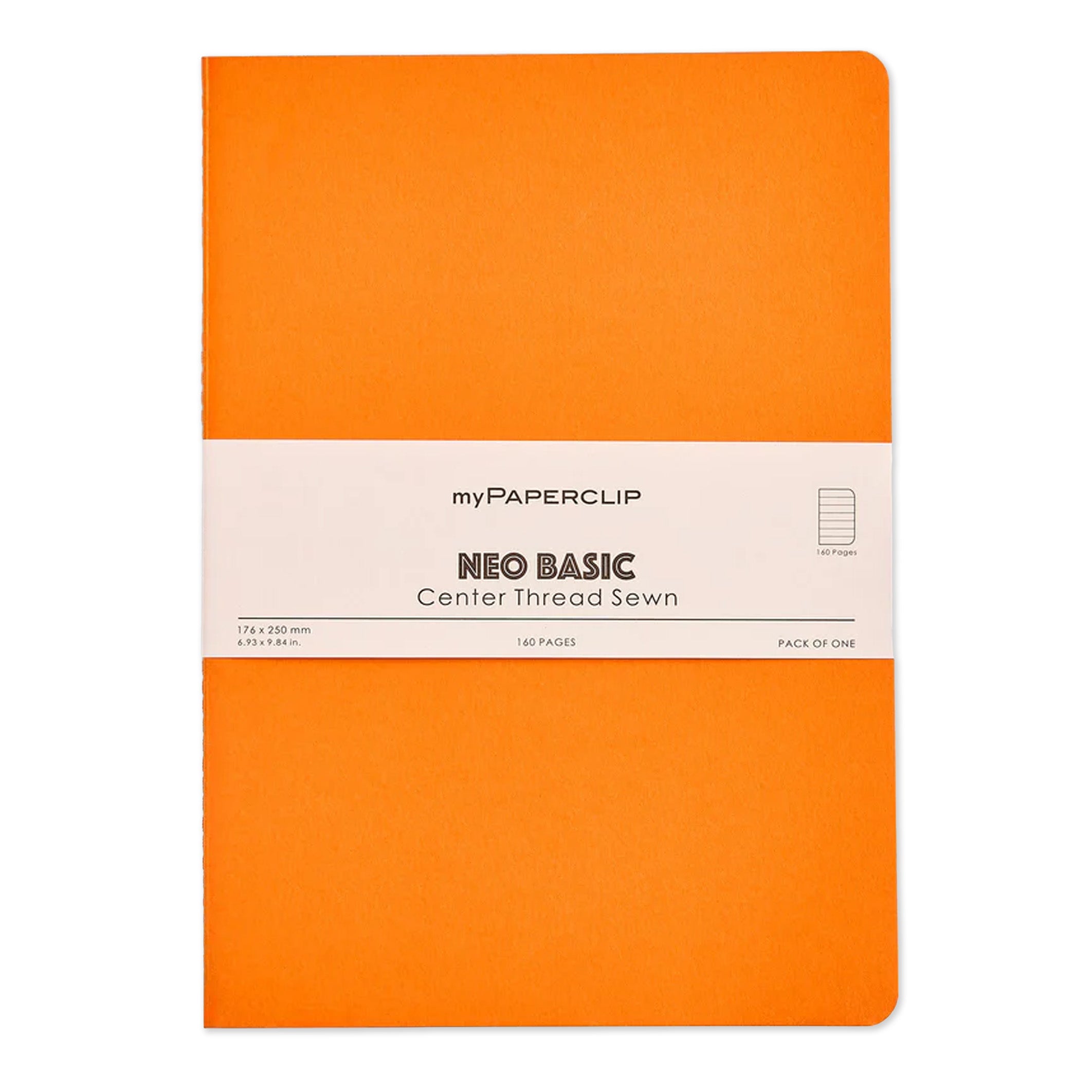 Notebook | Neo Basics | Unlined | B5 | myPaperclip | 7 COLOUR OPTIONS AVAILABLE