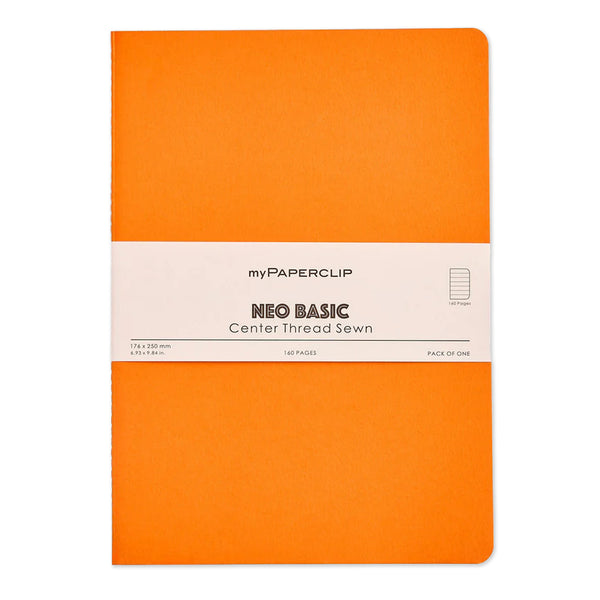 Notebook | Neo Basics | Unlined | B5 | myPaperclip | 7 COLOUR OPTIONS AVAILABLE