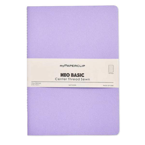 Notebook | Neo Basics | Unlined | B5 | myPaperclip | 7 COLOUR OPTIONS AVAILABLE