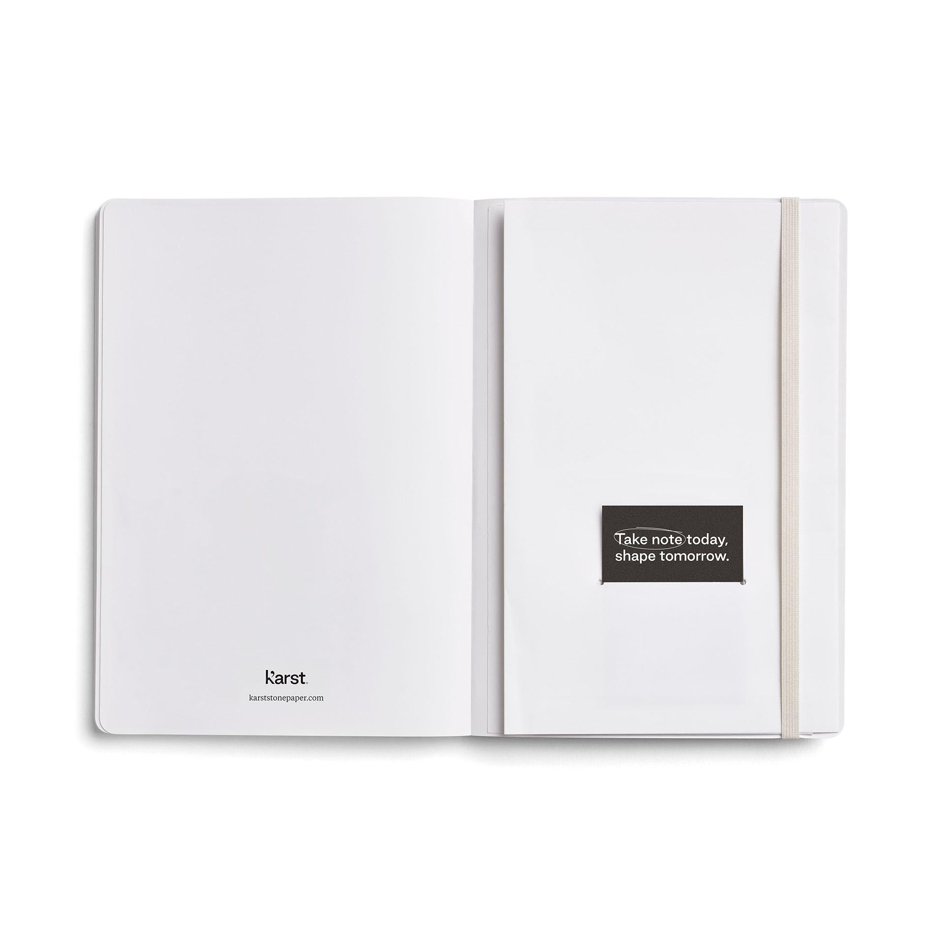 Notebook | Hardcover | A5 | Unlined | Karst | 3 COLOUR OPTIONS AVAILABLE