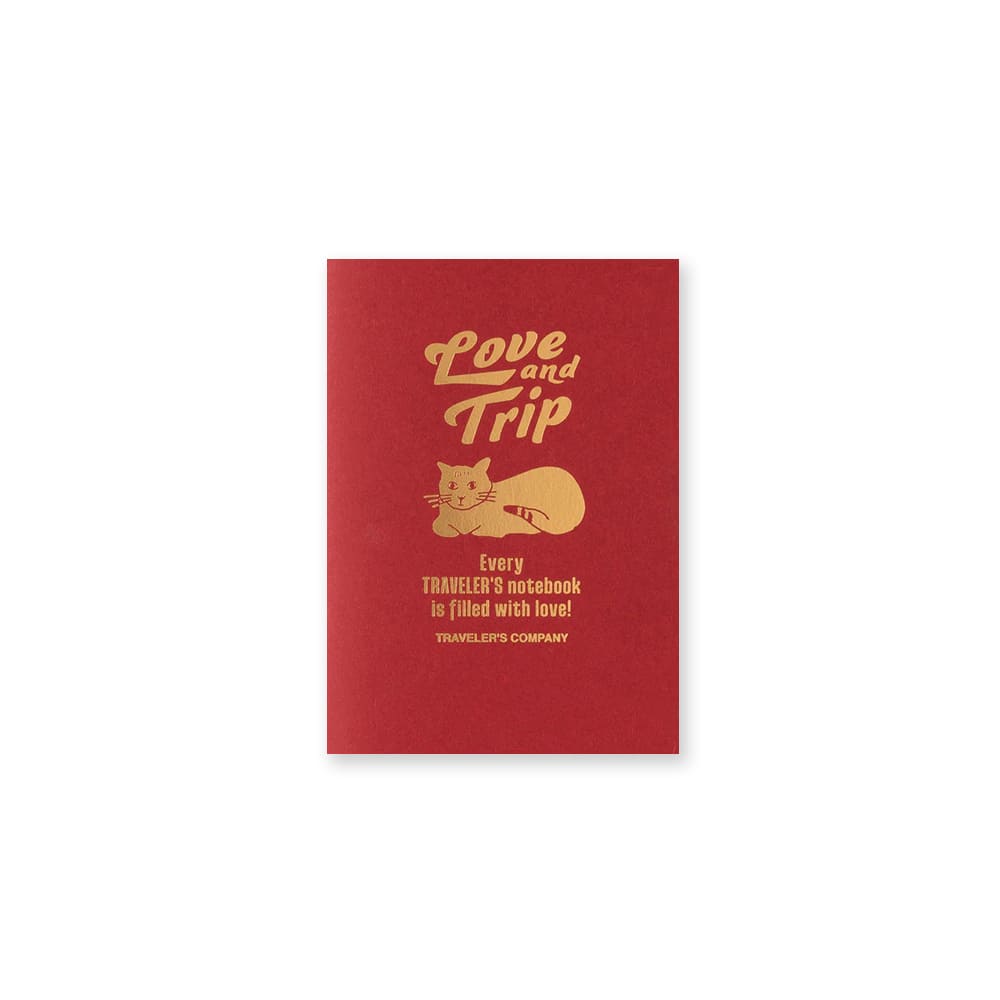 Notebook Refill | Love & Trip | Traveler's Company | 2 SIZE OPTIONS AVAILABLE