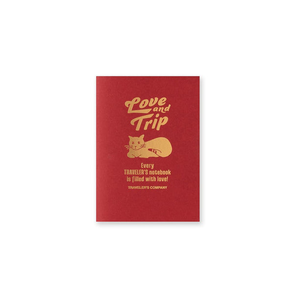 Notebook Refill | Love & Trip | Traveler's Company | 2 SIZE OPTIONS AVAILABLE