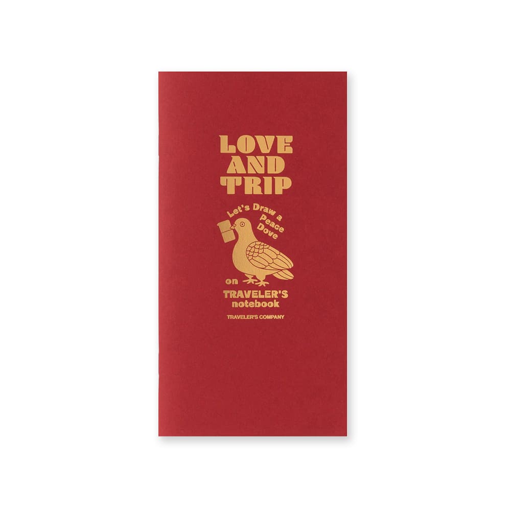 Notebook Refill | Love & Trip | Traveler's Company | 2 SIZE OPTIONS AVAILABLE