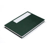 Notebook | Stamp Book | Blank | Green | Taniguchi | 2 SIZE OPTIONS AVAILABLE