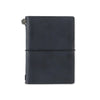 Traveler's Notebook Leather Cover Starter Set | Black | Traveler's Company | 2 SIZE OPTIONS AVAILABLE - Kami Paper