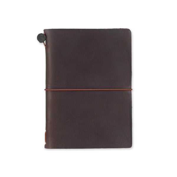 Traveler's Notebook Leather Cover Starter Set  | Brown | Traveler's Company | 2 SIZE OPTIONS AVAILABLE - Kami Paper