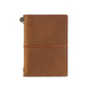 Traveler's Notebook Leather Cover Starter Set  | Camel | Traveler's Company | 2 SIZE OPTIONS AVAILABLE - Kami Paper