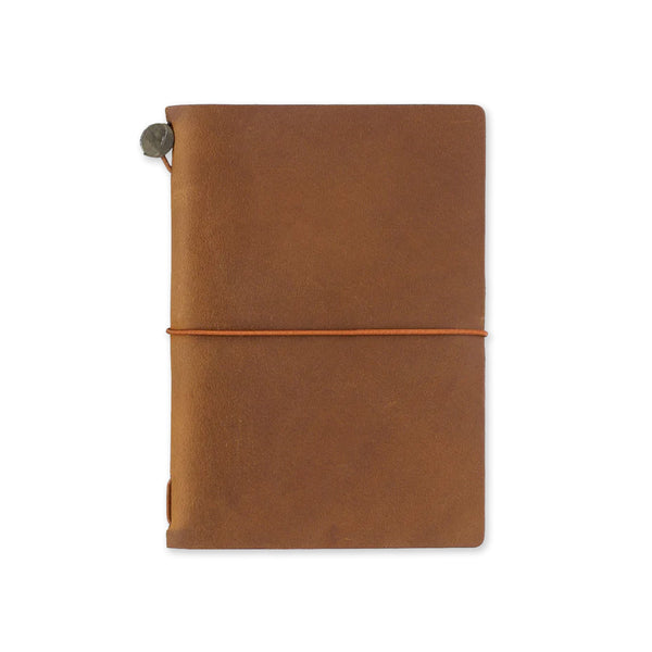 Traveler's Notebook Leather Cover Starter Set  | Camel | Traveler's Company | 2 SIZE OPTIONS AVAILABLE - Kami Paper