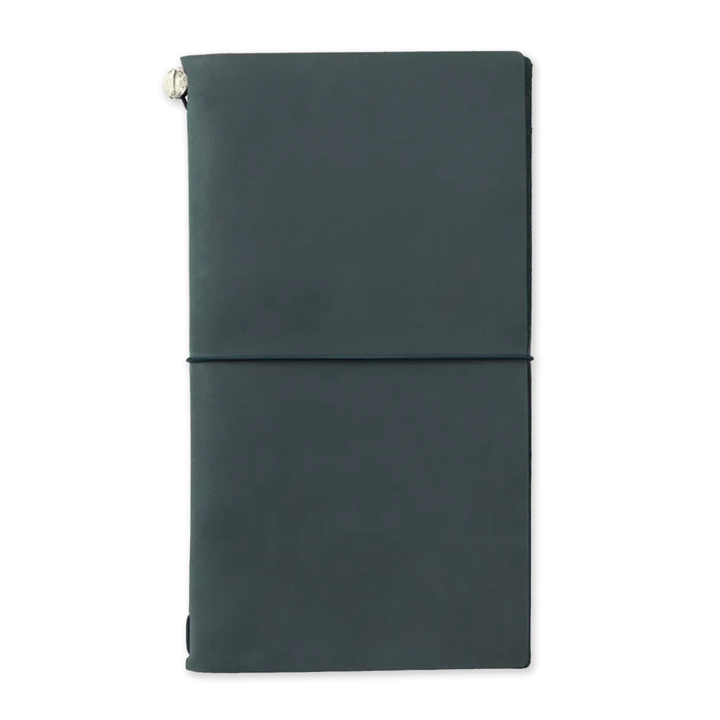 Traveler's Notebook Leather Cover Starter Set  | Blue | Traveler's Company | 2 SIZE OPTIONS AVAILABLE - Kami Paper