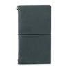 Traveler's Notebook Leather Cover Starter Set  | Blue | Traveler's Company | 2 SIZE OPTIONS AVAILABLE - Kami Paper