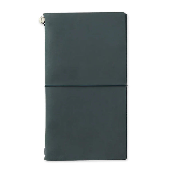 Traveler's Notebook Leather Cover Starter Set  | Blue | Traveler's Company | 2 SIZE OPTIONS AVAILABLE - Kami Paper