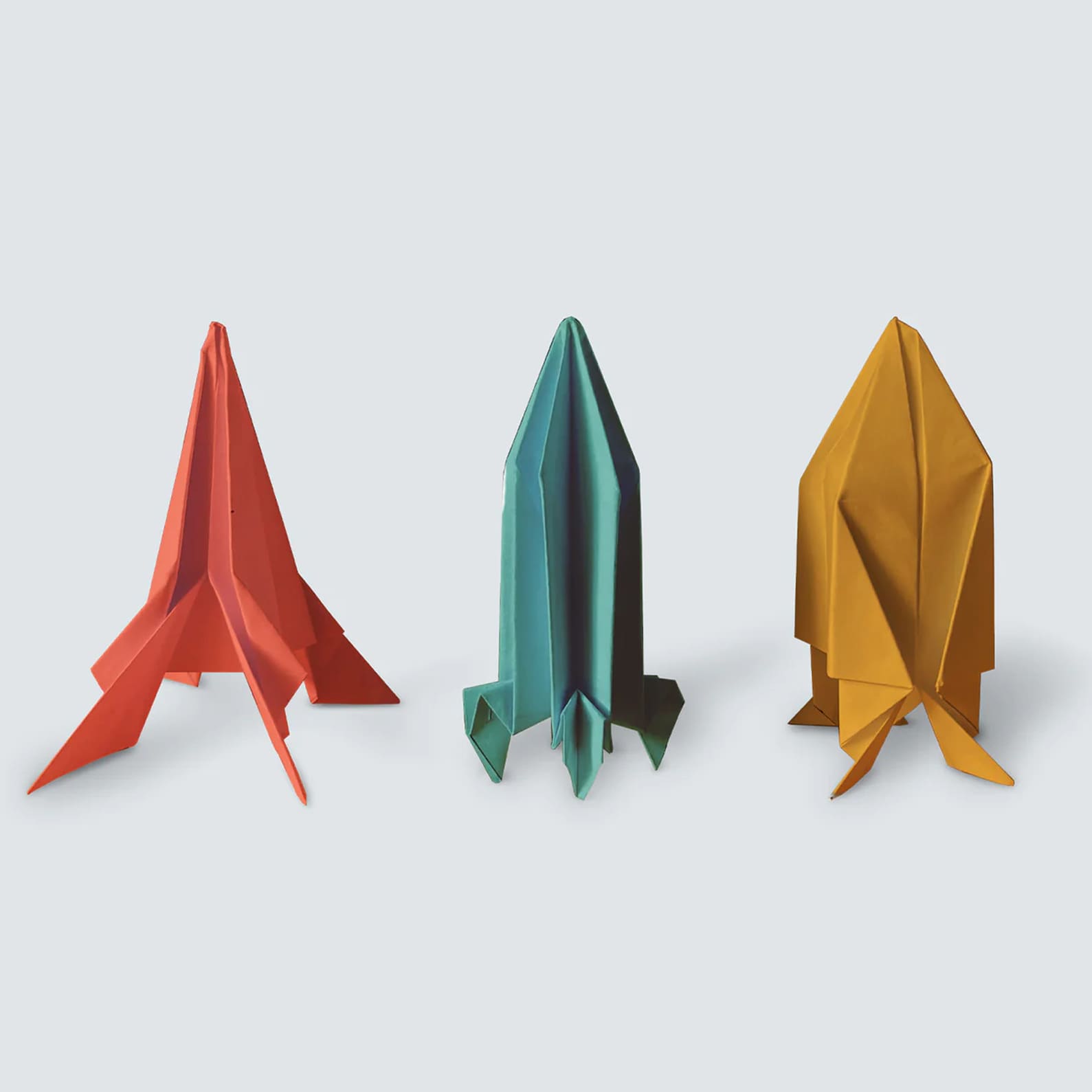 Origami Kit | Fold Your Own Flying Paper Rockets | Pikkii