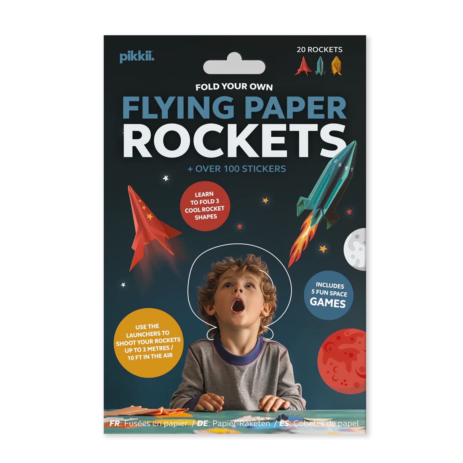 Origami Kit | Fold Your Own Flying Paper Rockets | Pikkii