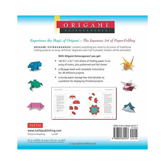 Origami Kits Origami Extravaganza 38 Models 162 Sheets Tuttle