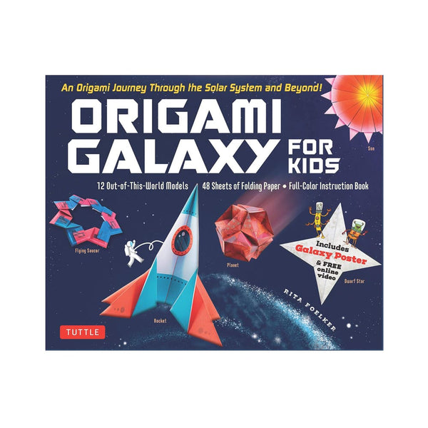 Origami Kits | Origami Galaxy For Kids | 12 Models | 48 Sheets | Tuttle